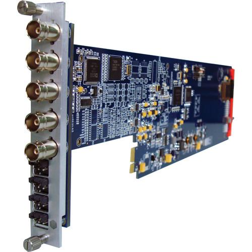 Gra-Vue XIO 9010DES-4AUD Composite Video & Audio to 2 x SD-SDI Converter Card with Frame Sync