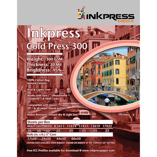 Inkpress Media Cold Press 300 Archival Inkjet Paper