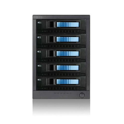 iStarUSA 3.5" 5-Bay SAS SATA eSATA-Port Multiplier Hot-Swap Enclosure