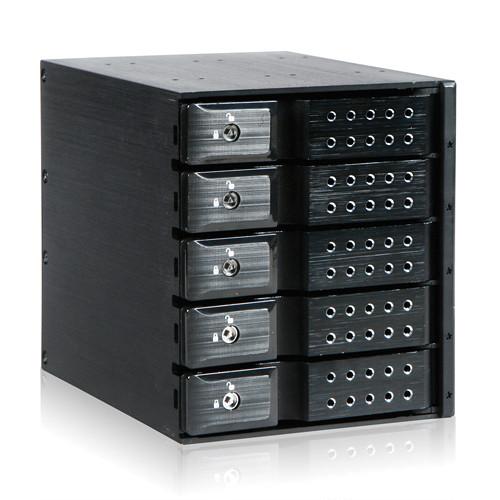 iStarUSA 3x 5.25" to 5x 3.5" Trayless SAS SATA 6.0 Gb s Hot-Swap Cage