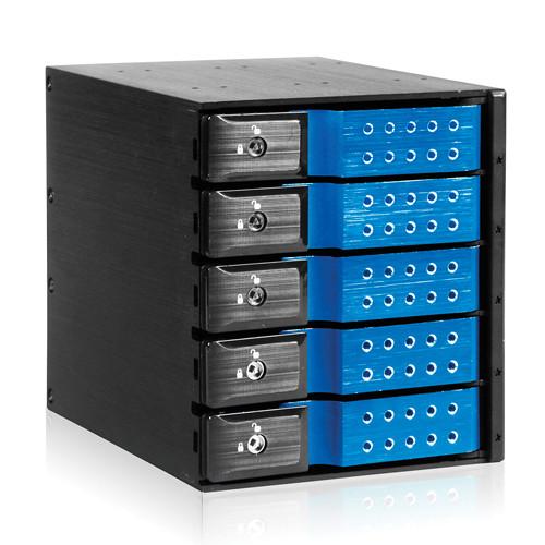 iStarUSA 3x 5.25" to 5x 3.5" Trayless SAS SATA 6.0 Gb s Hot-Swap Cage