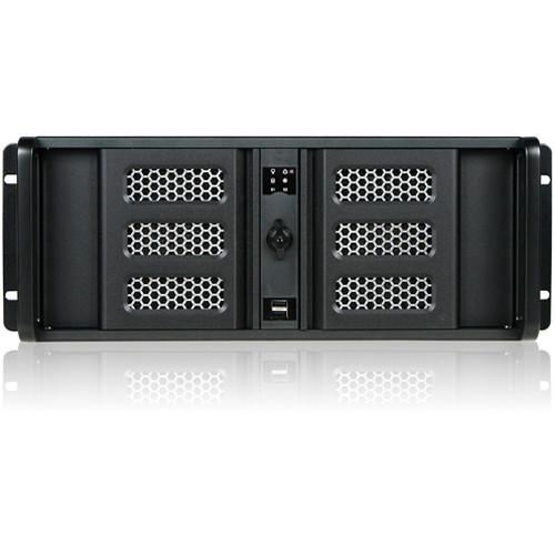 iStarUSA 4U Compact Stylish Rackmount Chassis with 8" Touch Screen LCD
