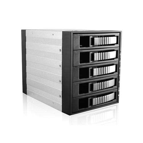 iStarUSA BPU-350SATA 3 x 5.25" to 5 x 3.5" Bay SAS SATA 6.0 Gb s Hot-Swap Cage