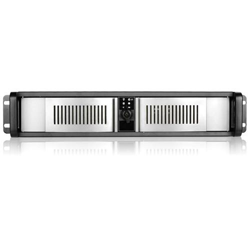 iStarUSA D Storm D-200-SILVER 2U Compact Stylish Rackmount Chassis with Silver Door