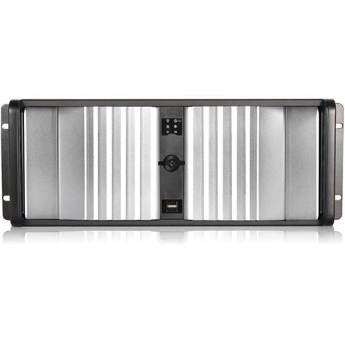 iStarUSA D Storm Series D-400SEA-SL 4U Compact Stylish Rack Mountable Chassis with Silver Bezel