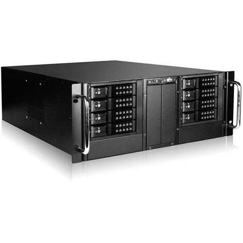 iStarUSA D410-DE8BK 4U 10-Bay Stylish Storage Server Rackmount 8x3.5" Trayless Hotswap Chassis Kit