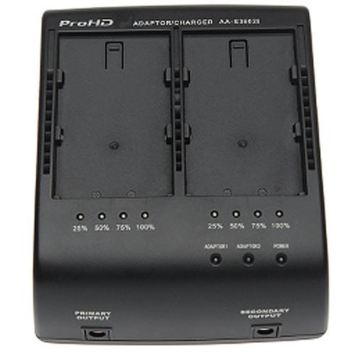 JVC Dual Battery Charger AC Adaptor with LED Charge Indication