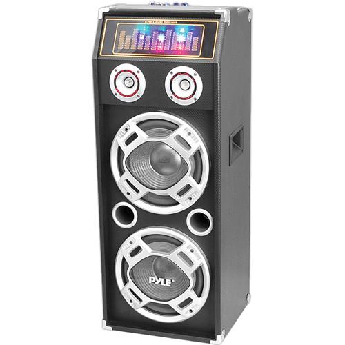 Pyle Pro PSUFM1030P Disco Jam 1,000W 2-Way Speaker System with DJ Lights