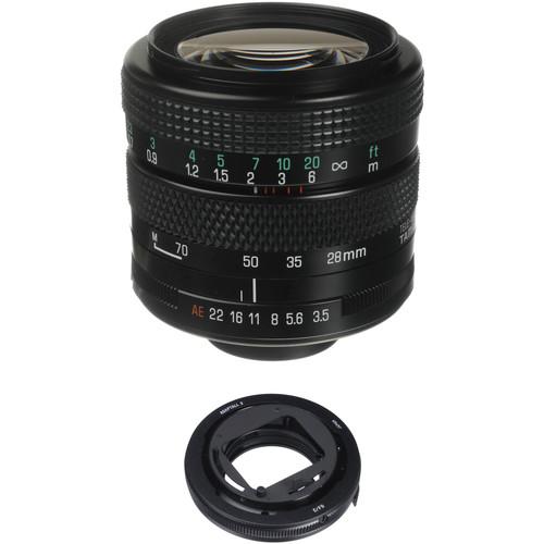 Tamron 28-70mm f 3.5-4.5 Adaptall Lens with Canon FD Adapter Kit