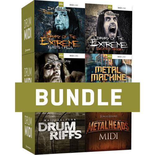 Toontrack Metal Drums MIDI 6 Pack - MIDI Files for Metal Music Production