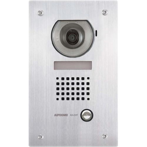 Aiphone AX-DVF Vandal-Resistant Stainless Steel Flush-Mount Color Video Door Station for AX Series Integratable Audio Video Security System