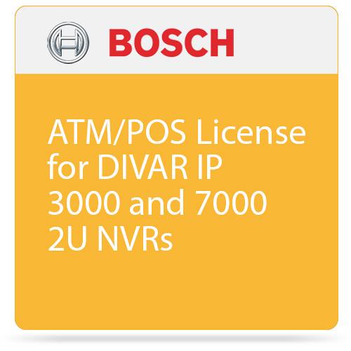 Bosch ATM POS License for DIVAR IP 3000 and 7000 2U NVRs