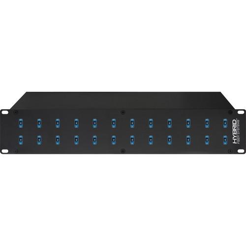 Camplex 12-Port LC to LC Optic Fiber Feedthru Rackmount Cabinet