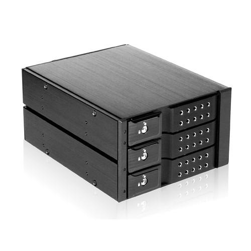 iStarUSA 2 x 5.25" to 3 x 3.5"SAS SATA 6 Gb s Trayless Hot-Swap Cage