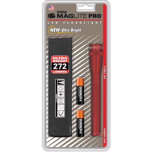 Maglite Mini Maglite Pro 2AA LED Flashlight with Holster
