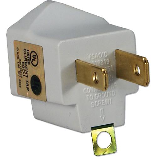 QVS 3-Prong to 2-Prong Power Adapter