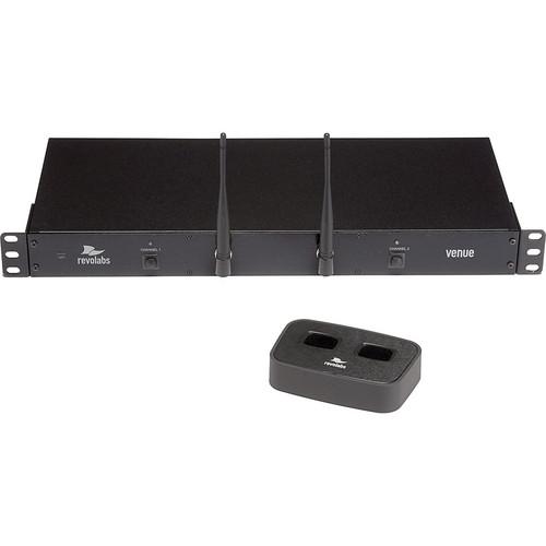 Revolabs Executive HD Venue Dual Channel Rack-Mounted Microphone System without Microphones