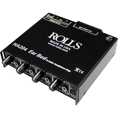 Rolls HA204p Portable 4-Channel Battery Operated