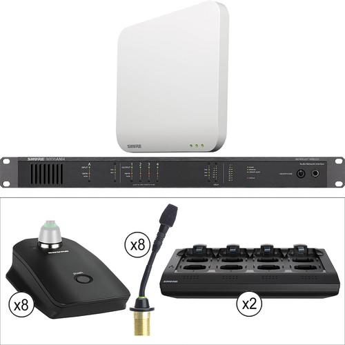 Shure Microflex 8-Channel 5" Gooseneck Microphone Wireless System