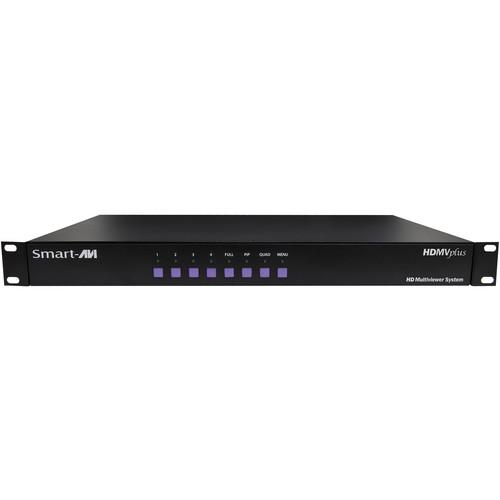 Smart-AVI 4-Port HDMI USB Real-Time Multiviewer & KVM Switch with PiP Dual Quad Full Modes