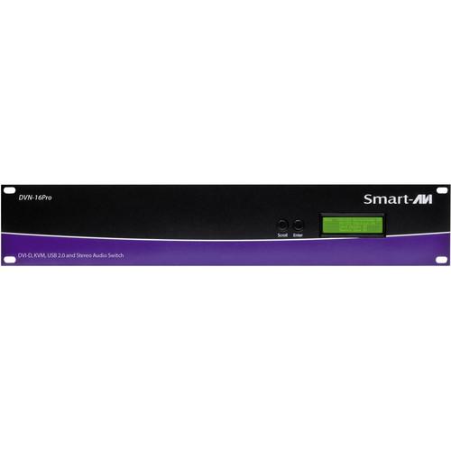 Smart-AVI DVNET-16PRO-S Cross Platform DVI-D KVM Switch