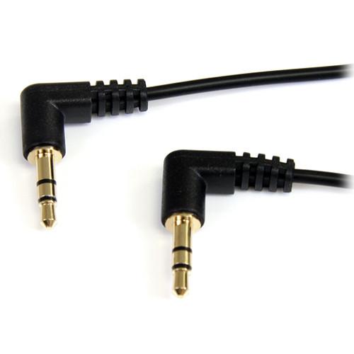 StarTech Right Angle 3.5mm to Right Angle 3.5mm Stereo Audio Cable