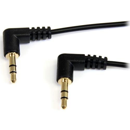 StarTech Right Angle 3.5mm to Right Angle 3.5mm Stereo Audio Cable