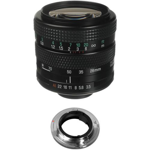 Tamron 28-70mm f 3.5-4.5 Adaptall Lens with Contax Yashica Adapter Kit