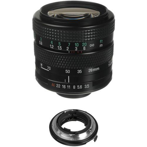 Tamron 28-70mm f 3.5-4.5 Adaptall Lens with Fujica AX Adapter Kit