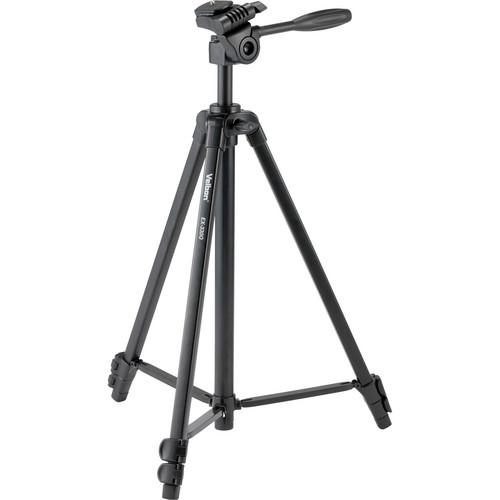 Velbon EX-330Q Tripod with 3-Way, Pan-and-Tilt Head