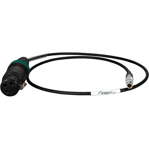 Ambient Recording LTC-IN Epic BNC 90 to 5-Pin LEMO 00 TimeCode Cable