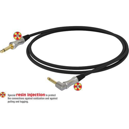 Bespeco 1 4" to 1 4" Right Angle Instrument Cable