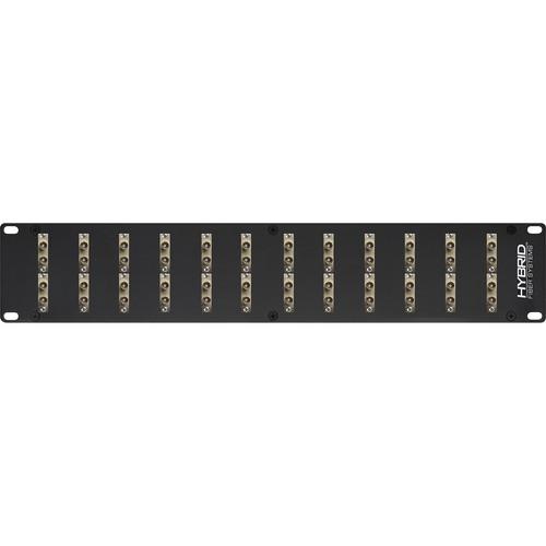 Camplex 24-Port Duplex ST Single-Mode Fiber Feedthrough Rackmount Panel