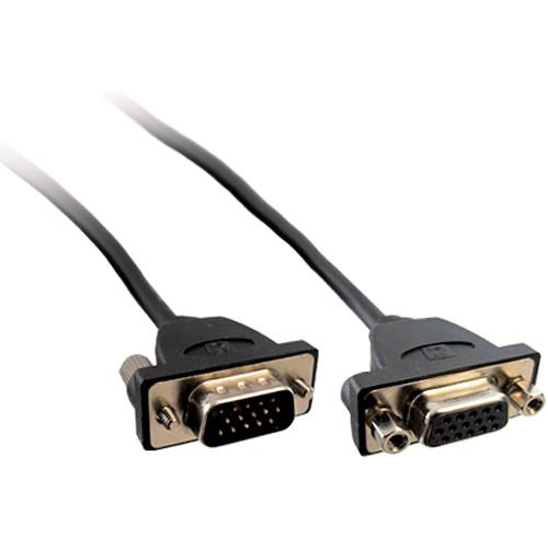 Comprehensive Pro AV IT Series Micro VGA Male to Female Panel Mount Cable