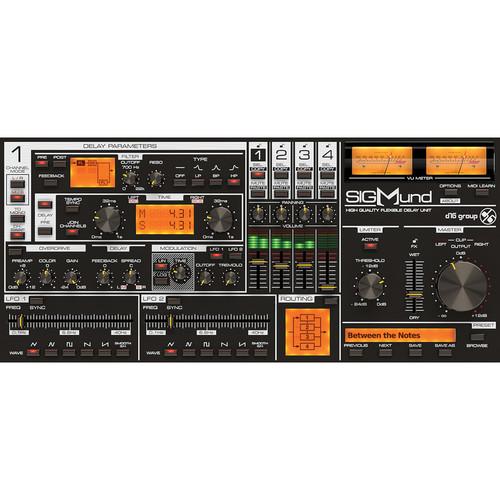 D16 Group Sigmund Quad-Delay Software Plug-In