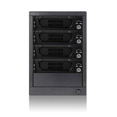 iStarUSA 3.5" 4-bay SAS SATA 6.0 Gb s miniSAS Hot-Swap Enclosure