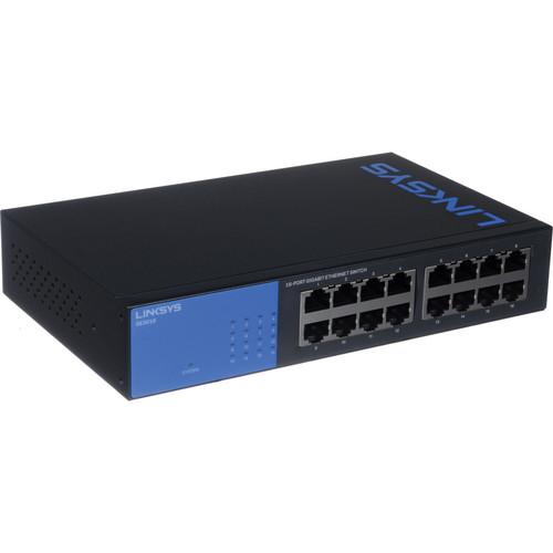 Linksys SE3016 16-Port Gigabit Ethernet Switch