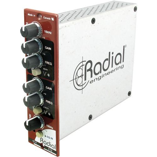 Radial Engineering Q4 100% Discrete State-Variable Class-A Equalizer