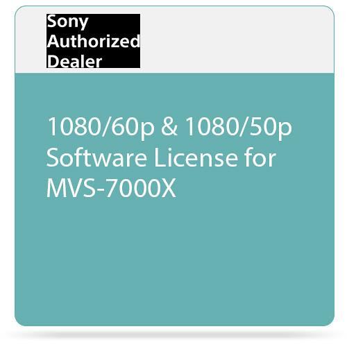 Sony 1080 60p & 1080 50p Software License for MVS-7000X