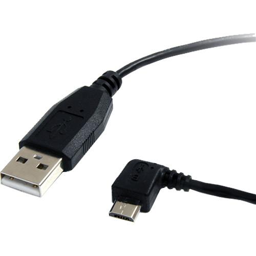 StarTech USB 2.0 Type-A Male to Left-Angle Micro-USB Male Cable