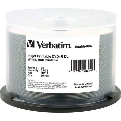 Verbatim 8.5GB DVD R DL 8x DataLifePlus Discs