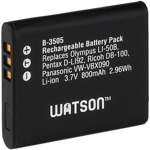 Watson LI-50B VW-VBX090 D-Li92 Lithium-Ion Battery Pack