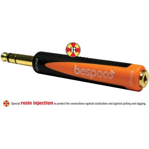 Bespeco 1 4" Stereo Male to 3.5mm Stereo Female Jack Adapter