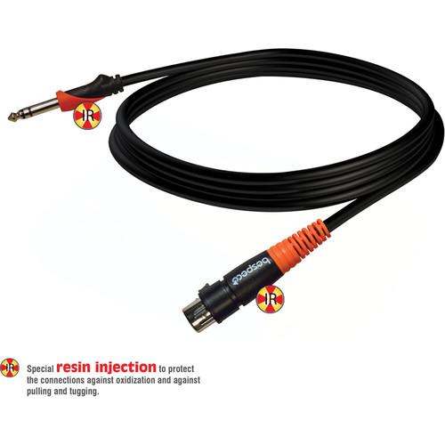 Bespeco Cannon XLR Female to 1 4" Mono Jack Cable