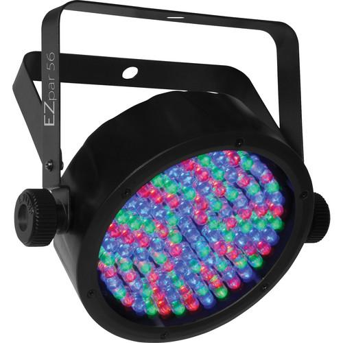 CHAUVET DJ EZpar 56 Washlight with Power Cord and Infrared Remote Control