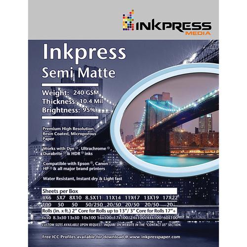 Inkpress Media Semi-Matte 250 Photo Inkjet Paper