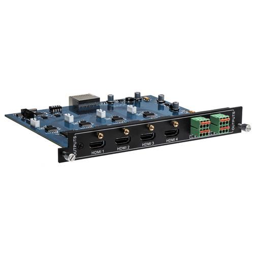 Intelix FLX-HO4A 4 Port HDMI Output Card with Audio De-embedding for FLX Series Switchers