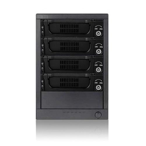 iStarUSA 3.5" 4-Bay SAS SATA 6.0 Gb s eSATA Hot-Swap Enclosure