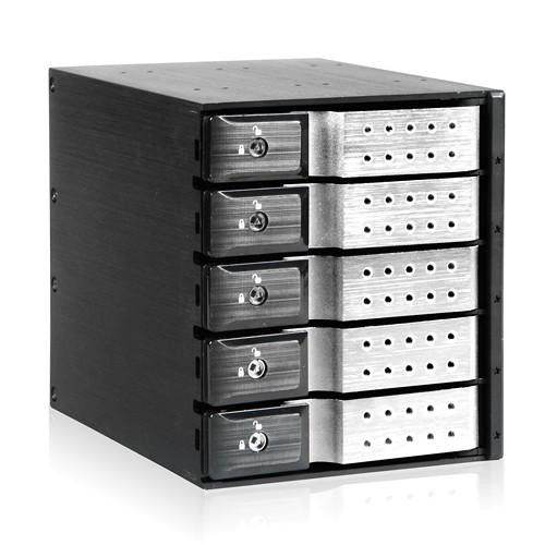 iStarUSA 3x 5.25" to 5x 3.5" Trayless SAS SATA 6.0 Gb s Hot-Swap Cage