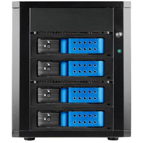 iStarUSA 4 x 3.5" Bay SAS SATA 6.0 Gb s MiniSAS Trayless Hot-Swap Enclosure